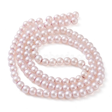 cuisson peint perles de verre nacrées brins de perles rondes(HY-Q003-6mm-47-01)-3