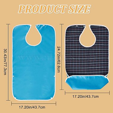 Polyester Adult Bibs for Eating(AJEW-WH0020-62A)-2