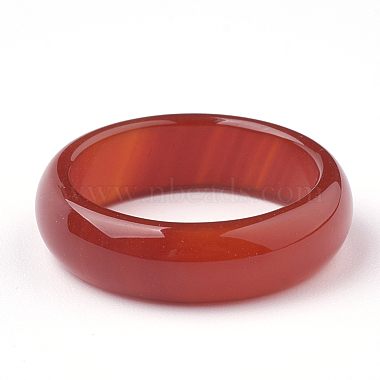 Natural Agate Rings(G-S279-42D)-2