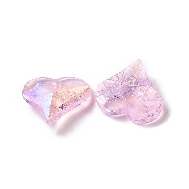 Crackle Moonlight Style Glass Rhinestone Cabochons(RGLA-J017-B-223IO)-3