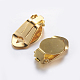 Brass Clip-on Earring Settings(X-KK-K197-67)-2