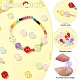 45St&uuml;ck 9 Farben handgefertigte Lampwork-Perlen(LAMP-YW0001-24)-3