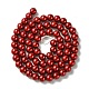 Eco-Friendly Dyed Glass Pearl Round Bead Strands(HY-A002-6mm-M)-3