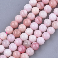 Natural Pink Opal Beads Strands, Round, 8mm, Hole: 1mm, about 23~25pcs/strand, 7.6 inch(X-G-S333-8mm-017)