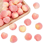 Mini Foam Imitation Peaches, Artificial Fruit, for Dollhouse Accessories Pretending Prop Decorations, Tomato, 30x33x31mm(DJEW-WH0038-30)