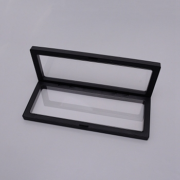 Picture Display Stands, with TPU Film, Square, Black, 23.1x9x2cm