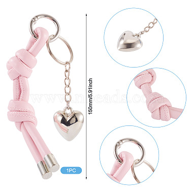 Imitation Leather & Plastic Keychains(KEYC-TAC00081)-3