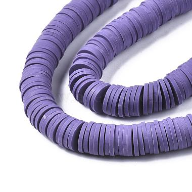 Flat Round Eco-Friendly Handmade Polymer Clay Beads(CLAY-R067-10mm-03)-3