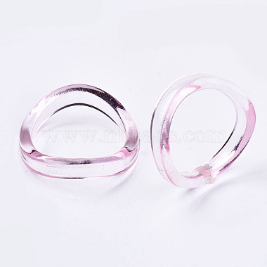 Transparent Acrylic Finger Rings(RJEW-T010-01C)-4