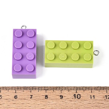 Opaque Plastic Pendants(KY-T043-01M)-5