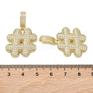 Brass Micro Pave Cubic Zirconia Pendants(KK-P345-17G-05)-3