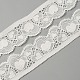 Nylon Elastic Heart Lace Trim(OCOR-WH0058-67)-1