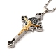 Gothic 201 Stainless Steel Pendants Necklaces(NJEW-K260-01G)-2