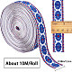 10M Ethnic style Embroidery Polyester Ribbons(OCOR-GF0002-37)-2