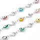 304 Stainless Steel Enamel  Link Chains(STAS-H145-20P)-1