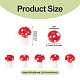 1Strand Handmade Lampwork Beads Strands(LAMP-TA0001-84A)-2