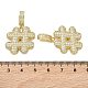 Brass Micro Pave Cubic Zirconia Pendants(KK-P345-17G-05)-3