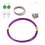5M Aluminum Wire, Flat, Dark Orchid, 18 Gauge, 1x0.3mm, about 16.40 Feet(5m)/roll(AW-TADJ0001-01G)