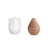 3D DIY Silicone Candle Molds, Scented Candles Molds, Cone, 67x83mm, Inner Diameter: 45mm(DIY-K073-27B)