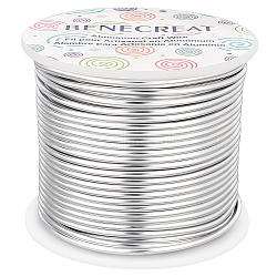 Round Aluminum Wire, Gainsboro, 12 Gauge, 2mm, about 98.42 Feet(30m)/roll(AW-BC0001-2mm-02)