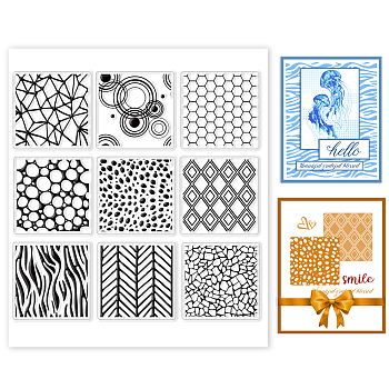 PVC Plastic Stamps, for DIY Scrapbooking, Photo Album Decorative, Cards Making, Stamp Sheets, Film Frame, Floral Pattern, 15x15cm