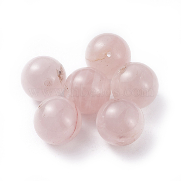 Natural Rose Quartz Beads, Round, 12mm, Hole: 1mm(X-G-G782-09)