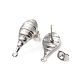 304 Stainless Steel Stud Earring Findings(STAS-K254-02P)-2
