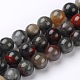 Natural African Bloodstone Beads Strands(G-L383-06-4mm)-1