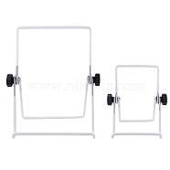 Fingerinspire Ductile Metal Display Stand, for Photo Frame Display, White, 2boxes/set(ODIS-FG0001-20A)