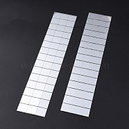 Glass Cabochons, Mirror Mosaic Border Craft Tiles, for Home Decoration or DIY Crafts, Square, Clear, 20x20x2mm(X-GLAA-WH0005-A02)
