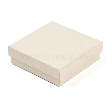 Antique White Square Paper Gift Boxes