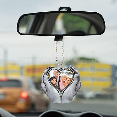 3 Style Alloy Heat Transfer Sublimation Hanging Blank Pendant Decorations(HJEW-FH0001-56)-7