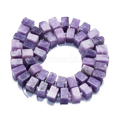 Natural Lilac Jade Beads Strands(G-K245-F01-05)-2
