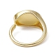 Brass with Abalone Shell Adjustable Rings(RJEW-K257-53G)-4