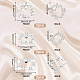 pandahall элитное украшение для обуви в стиле 6шт. 3 с кристаллами и стразами(AJEW-PH0004-50)-3