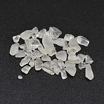 Natural Quartz Crystal Chips Beads, Rock Crystal Beads, No Hole/Undrilled, 2~8x2~4mm, about 340pcs/20g(X-G-O103-17)