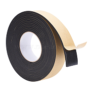Strong Adhesion EVA Sponge Foam Rubber Tape, Anti-Collision Seal Strip, Black, 40x4mm, 5m/roll(TOOL-WH0129-27-05)