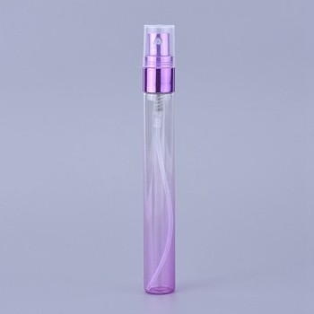 Glass Spray Bottles, Perfume Bottle, Purple, 11.78x1.4cm, Capacity: 10ml