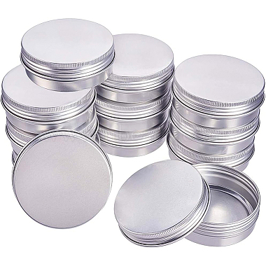 Silver Round Aluminum Gift Boxes