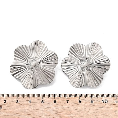 304 Stainless Steel Stud Earring Findings(STAS-P357-01C-P)-3
