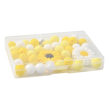 DIY-Sets mit runden G&auml;nsebl&uuml;mchenperlen(DIY-FS0010-24A)-6