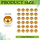2000Pcs Brass Crimp Beads(KK-ME0003-33G)-2