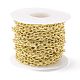 Rack Plating Brass Textured Cable Chains(CHC-B021-01G)-3