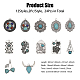 24Pcs 12 Style Synthetic Turquoise Pendants(FIND-CA0008-21)-2