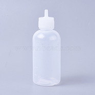 Plastic Glue Liquid Container, Bottle Dispenser, White, 3.6x9.5cm, Capacity: 50ml(1.69 fl. oz)(CON-WH0006-01-50ml)