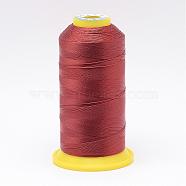 Nylon Sewing Thread, Brown, 0.4mm, about 400m/roll(NWIR-N006-01C-0.4mm)