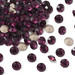 Preciosa&reg MAXIMA Crystal Round Stones, Czech Crystal, Dura Foiling, Round(431 11 615 Chaton), 20050 Amethyst, SS24(5.25~5.45mm)(X-PRC-RBSS24-20050)