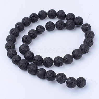 Natural Lava Rock Beads Strands(X-G-Q462-4mm-24)-2