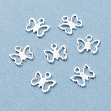 Silver Butterfly 304 Stainless Steel Charms