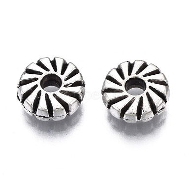 Antique Silver Flower Alloy Beads